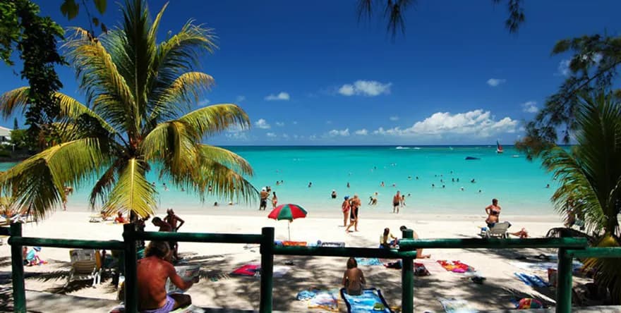 Lagon turquoise de Pereybère